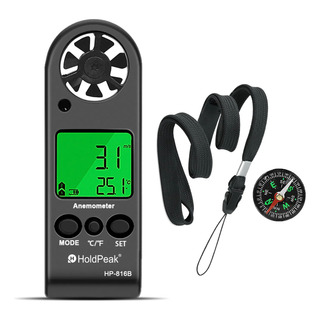 Mini Anemómetro 816b Con Rango De Velocidad Del Viento 0.3 - Mini Anemómetro 816b Con Rango De Velocidad Del Viento 0.3 -