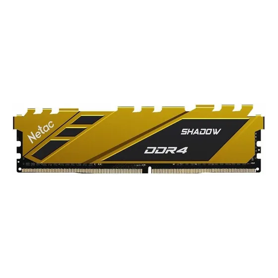 Memoria RAM Shadow gamer color amarillo 8GB 1 Netac NTSDD4P32SP-08