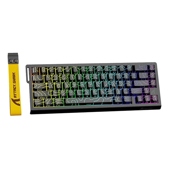 Teclado Magnético Para Jogos Attack Shark X68 He 8khz