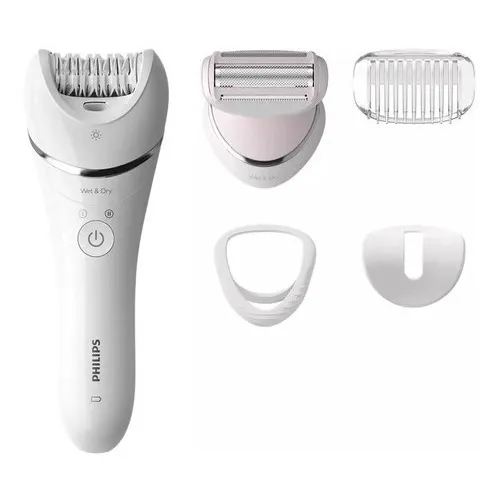 Depiladora Philips Epilator Bre710/00 Seco Y Humedo Color Blanco