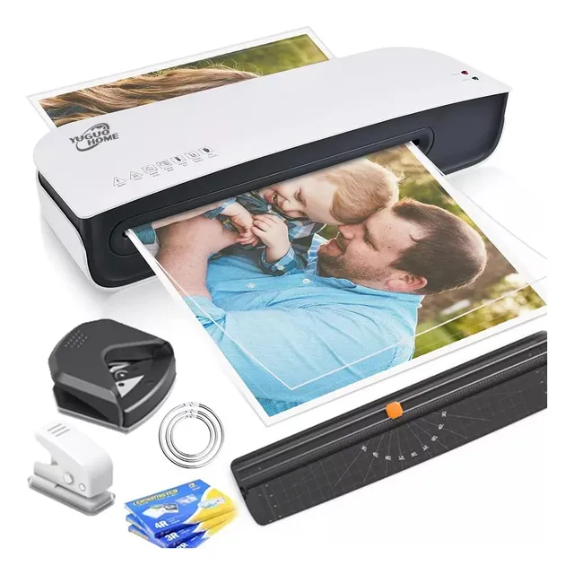 Laminadora Enmicadora Térmica Yuguo Home SL289 De Cortador De Pape De Con 300 Micas