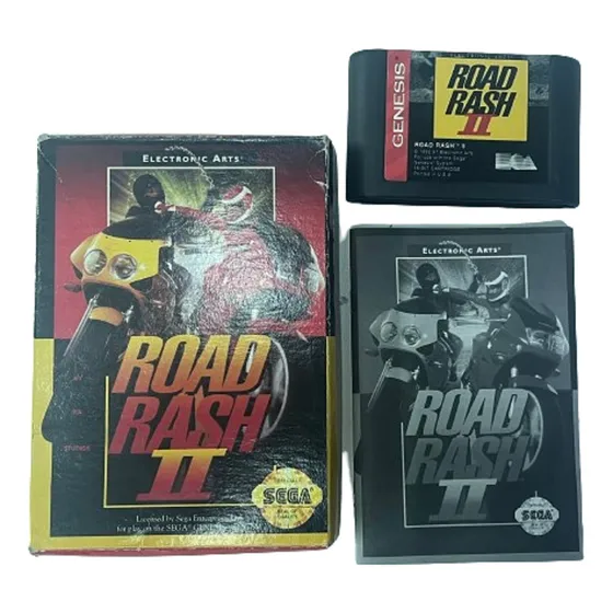 Id 41 Road Rash 2 Cib Original Mega Drive Genesis
