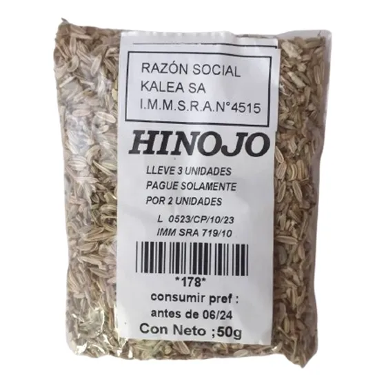 Hinojo 50g Lleve 3 Pague 2