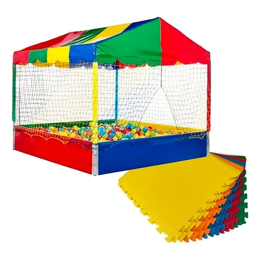 Piscina De Bolinhas 1,50m X 1,50m C/1.500 Bolinhas + Tatames