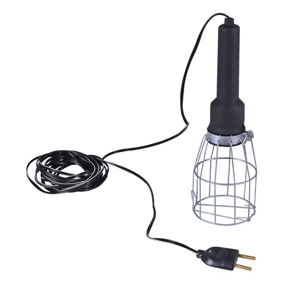 Frontel Pendente De Luz 110V/220V Oficinas Mecânicas 5 metros gaiola De Arame Cor Preto
