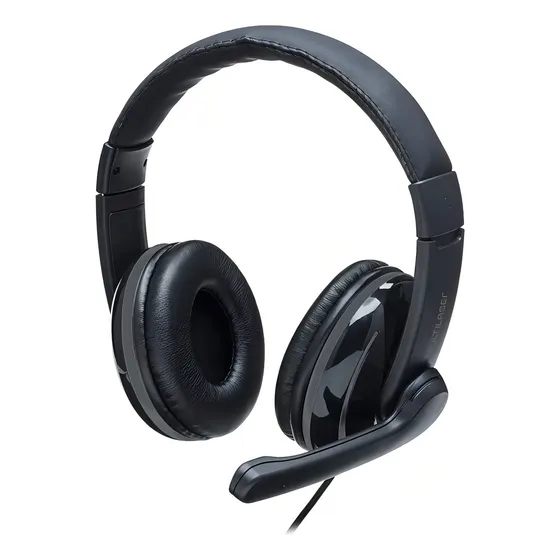 Headset Pro P2 Preto E Cinza Multilaser Ph316