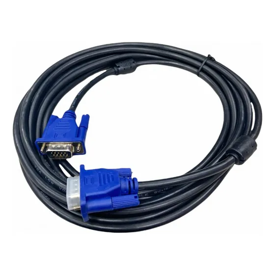 Cable Video Vga Macho 15 Pines Pc, Laptop, Videobeam 5 Mts