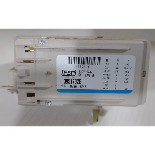 Timer Selector Para Lavadora Whirlpool 3951702 