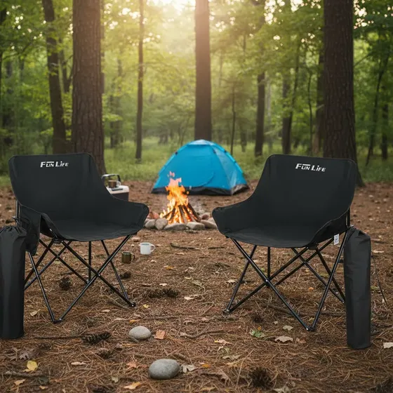 2 Unidad Silla Plegable Camping Silla Para Playa Silla Pesca