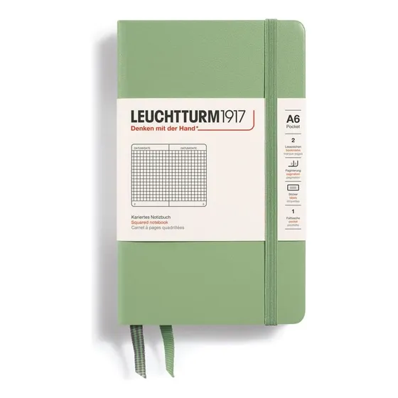 Caderno De Bolso Rígido Leuchtturm1917 A6-187 Páginas Para