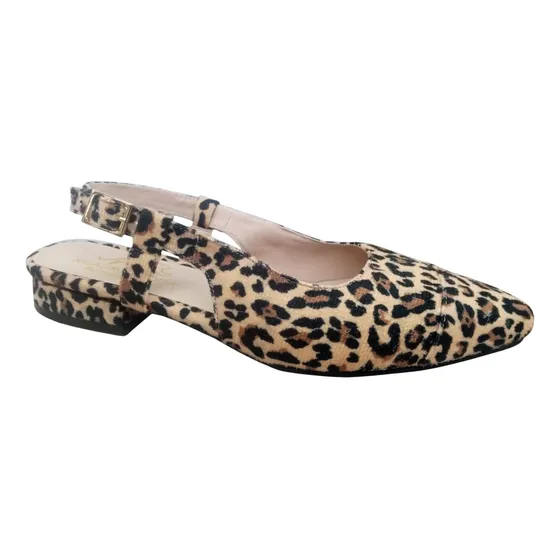 Zapatilla De Moda Cerrada Con Tacón Bajito, Elegante De Dama