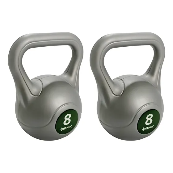 2 Pesas Rusas 8 Kg Kettlebell Combo Cross Fitness Kit Onthec
