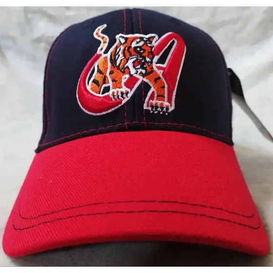 Gorra Arqueada Cerrada, Azul Rojo, Tigres De Aragua