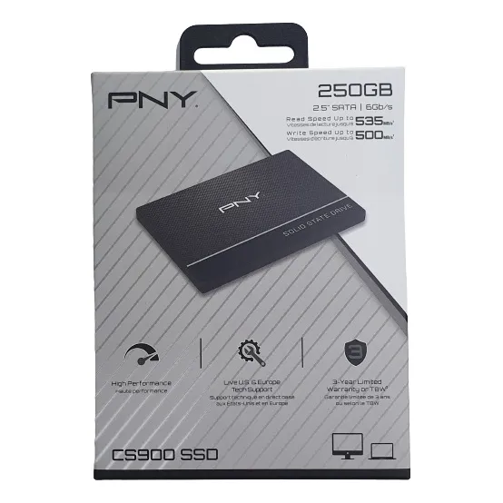 Disco Solido Ssd 250gb Pny 2.5 515mb/s Para Laptop Pc Mac