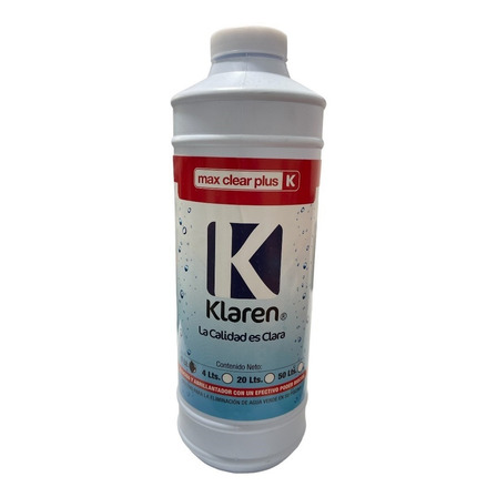 Max Clear Plus Klaren Para Alberca Clarificador Algicida 1l Max Clear Plus Klaren Para Alberca Clarificador Algicida 1l