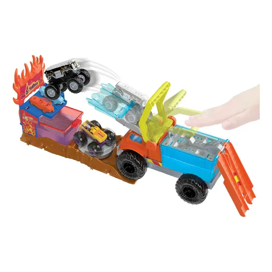 Juego 5 Alarm Rescue Color Shifters De Monster Trucks Arena