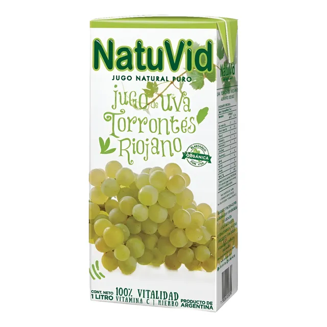 Jugo De Uva Torrontes Natuvid   12 X 1lts