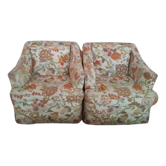 Sillon - Poltrona - Butaca Tapizada - Mueble - Vintage