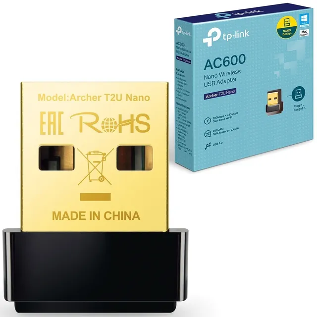 Adaptador Inalambrico Usb Archer T2u Nano Tp-link Banda Dual
