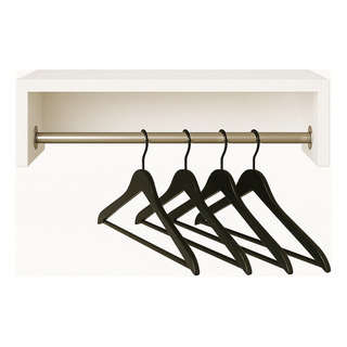 Cabideiro Parede 60cm Arara Prateleira Quarto Roupa Organiza Cabideiro Parede 60cm Arara Prateleira Quarto Roupa Organiza