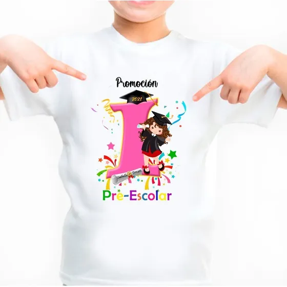 Franela De Graduación Camisa Tela Microdurazno