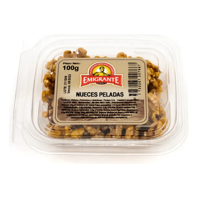 Nueces Peladas Emigrante 100 Grs