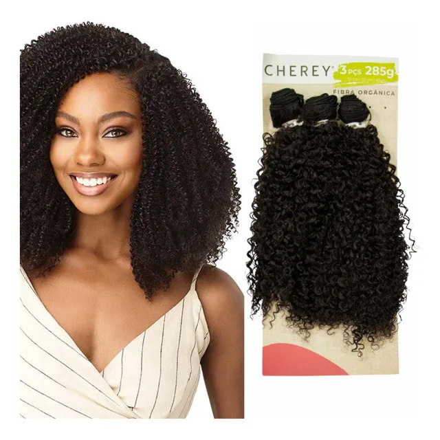 Cabelo Cacheado Goivo Bundles Afro Golvo Fibra Orgânica