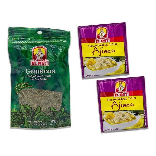 Kit Ajiaco - Guascas El Rey, Hierbas Deshidratadas Y Condime