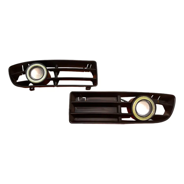 Faros De Niebla Jetta A4 Con Led Y Ojo De Ángel 99-07