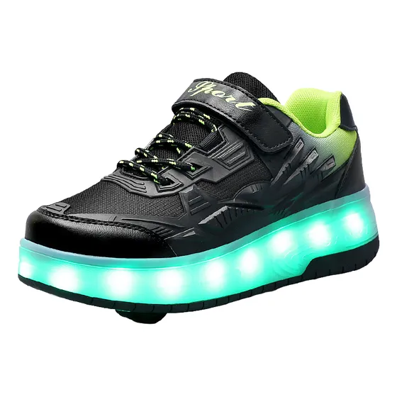 Zapato Champion Con Ruedas Y Luz Led Recargable Talle 28