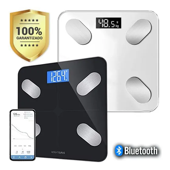 Bascula Digital Corporal Inteligente Bluetooth Hasta 180kg