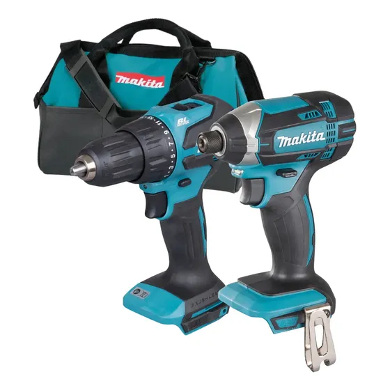 Rotomartillo Makita + Llave Impacto 18v Sin Bateria Multicolor