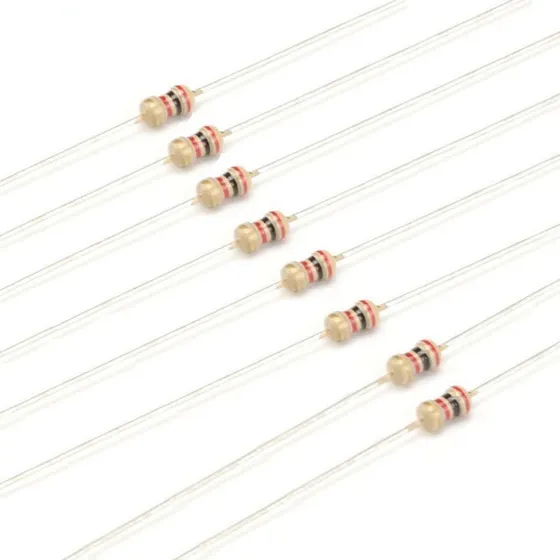 Resistor De Carbono 120r (120 Ohms) 1/8w (lote De 100 Peças)