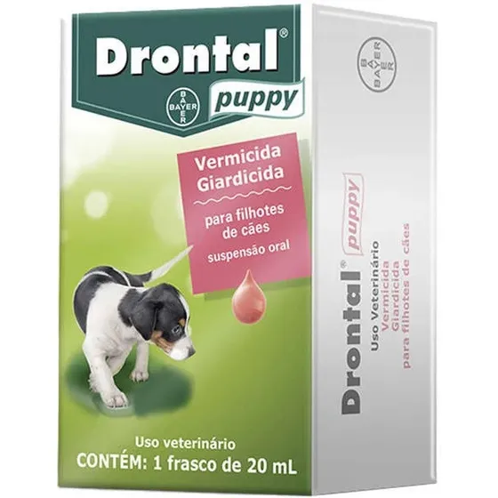 Vermífugo Drontal Puppy 20ml Para Cães Filhotes