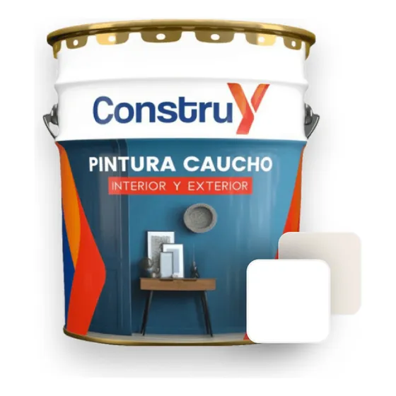 Pintura Clase A Caucho Cuñete Construy Lavable Ext/int