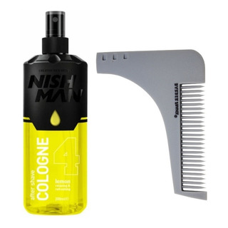 Colonia Limón 4 Hombre Nishman + Peine Delineador De Barba Colonia Limón 4 Hombre Nishman + Peine Delineador De Barba