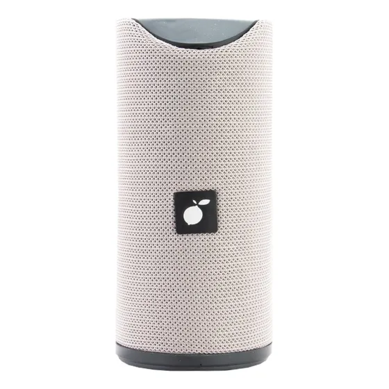 Caixinha De Som Portátil 12w Bluetooth Lemon Queen Cinza