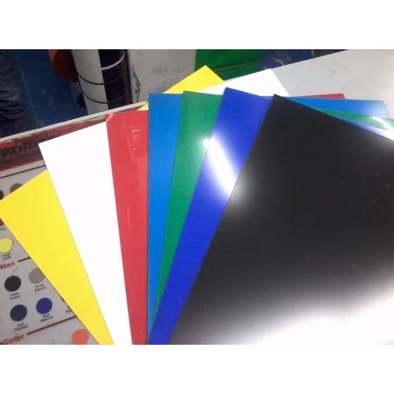 Chapa De Pvc Preto 50cm X 50cm - 2mm De Espessura 