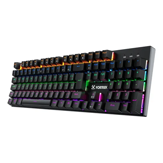Teclado Gamer Mecânico Fortrek Gravity 100 Fullsized Rgb