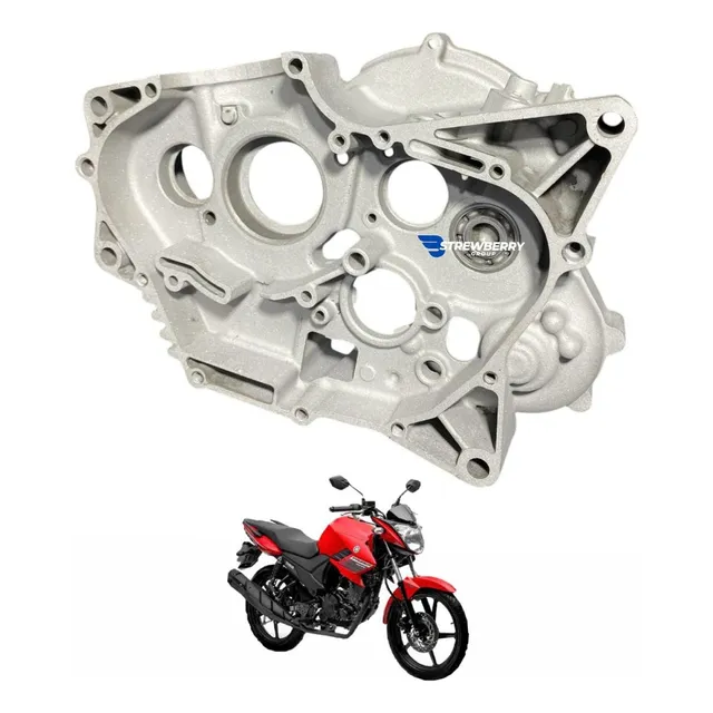 Carcaça Bloco Motor Direito Yamaha Factor Fazer Crosser 150