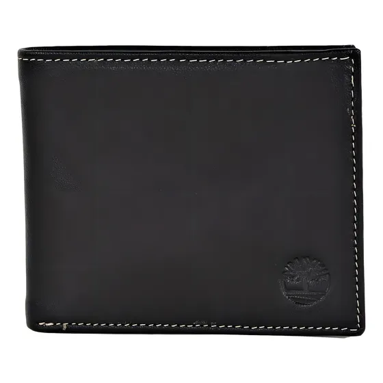 Billetera Timberland A1dse214 Color Negro De Cuero