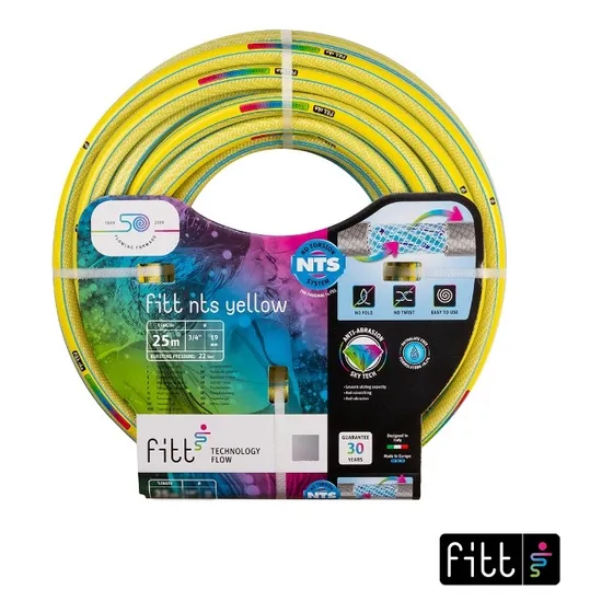 Manguera De Riego Fitt Nts Yellow 3/4'' Metro Lineal 