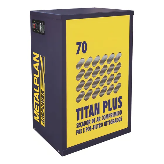 Secador De Ar 70 Pcm Monofásico Titan -70 Metalplan 220v