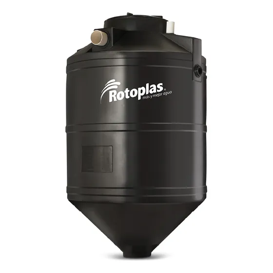 Biodigestor Autolimpiable Rotoplas 1300L Tratamiento Color Negro