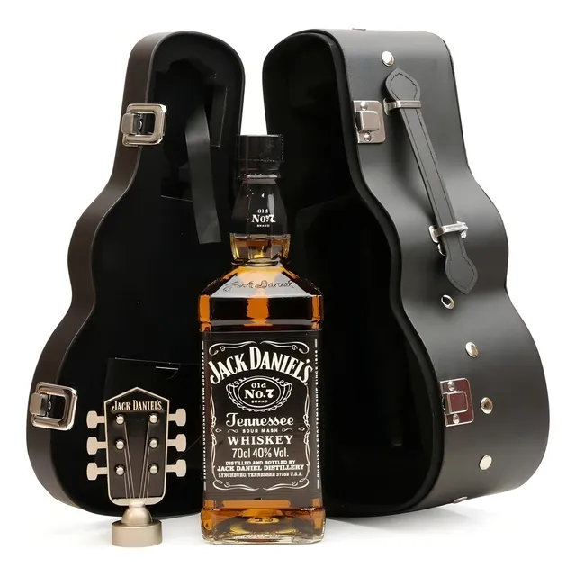 Whisky Jack Daniel's Estuche de guitarra en cuero Ed Limitada 700ml 40%