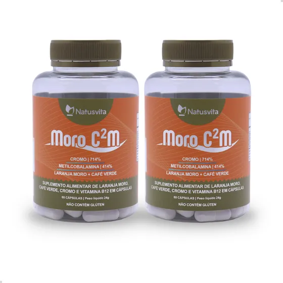Kit 2 Laranja Moro +ácido Clorogênico +metilcobalamina Cromo