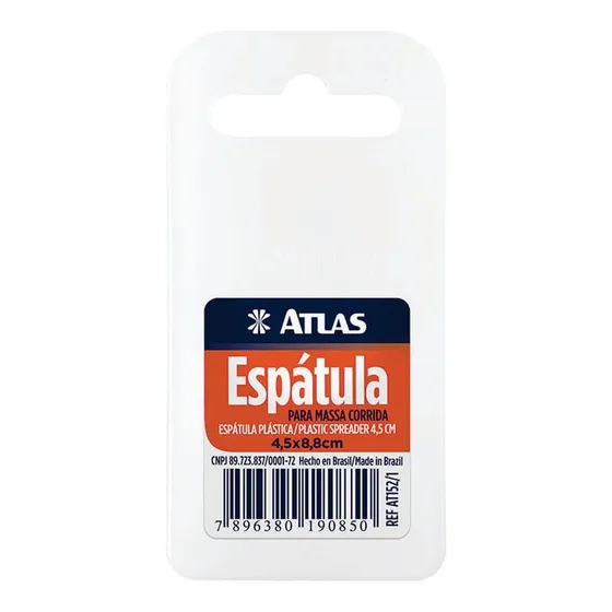 Espátula Plástica Flexible Para Enmasillar Empapelar X12 Uni
