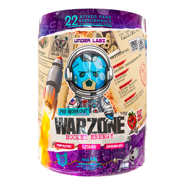 Pré Treino Warzone Pote 450g Under Labz Cosmic Fruit Battle Pré Treino Warzone Pote 450g Under Labz Cosmic Fruit Battle
