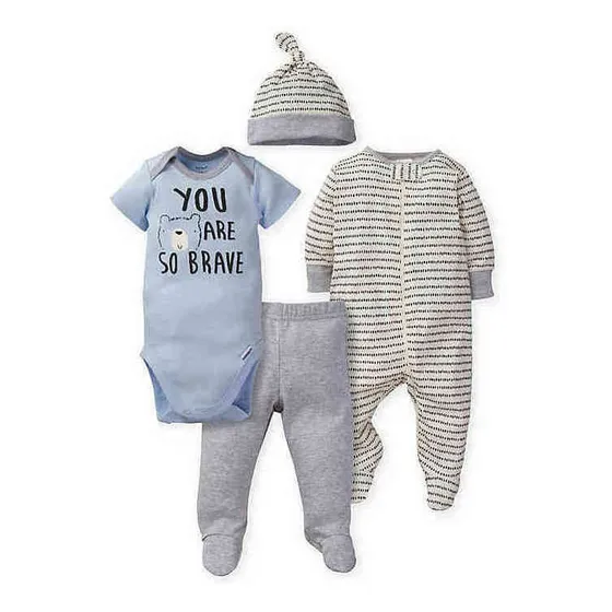 Piezas Osito Set 4 Gerber 0-3m Flaber