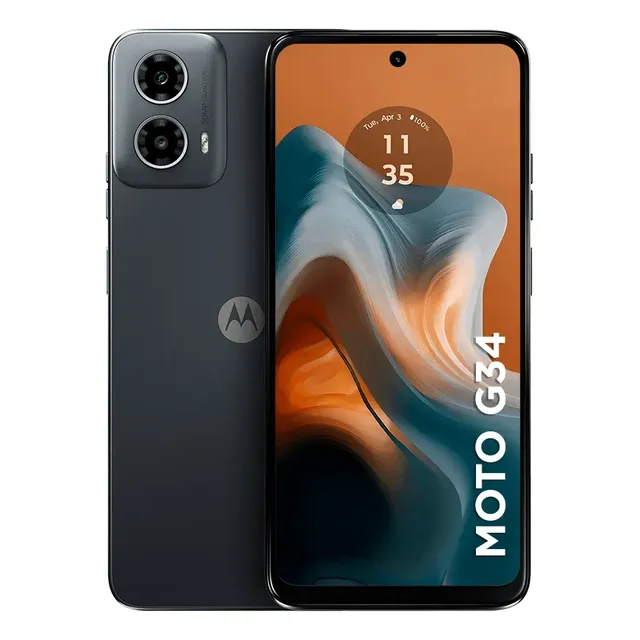 Smartphone Motorola Moto G34 5g - 128gb 8gb (4gb Ram+4gb Ram Boost) Ai Camera 50mp Nfc - Preto